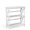 3-Tier Multi-Functional Storage Shelf Units Wooden Open Bookcase and Bookshelf